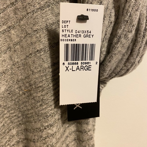 ALYX Heather Grey Cow Neck Sweater - Picture 4 of 6